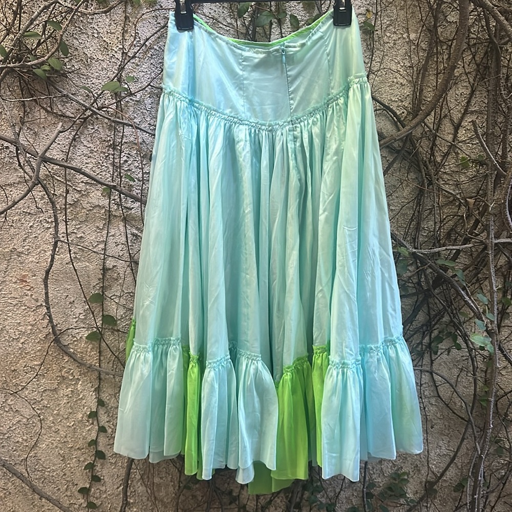 Tracyfeith 100% Silk MIDI Skirt